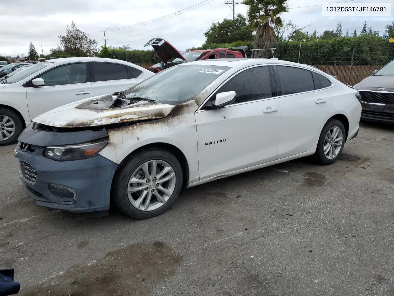 1G1ZD5ST4JF146781 2018 Chevrolet Malibu Lt