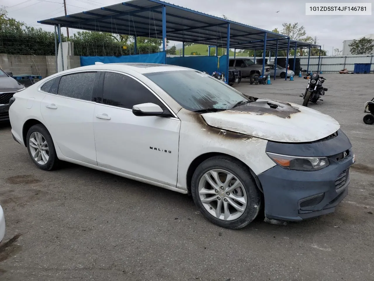 2018 Chevrolet Malibu Lt VIN: 1G1ZD5ST4JF146781 Lot: 50565004