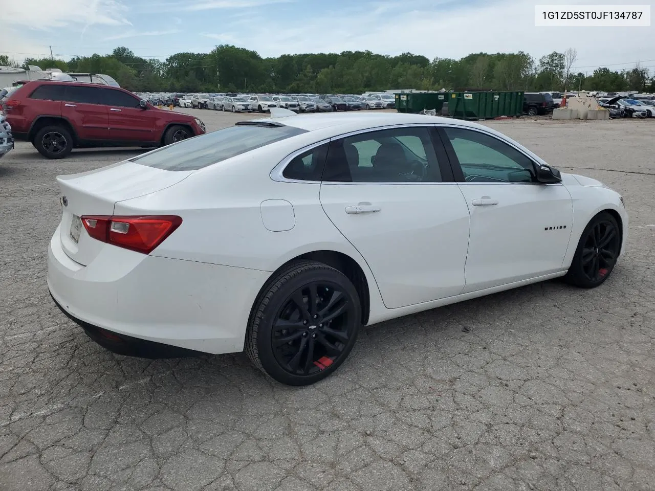 2018 Chevrolet Malibu Lt VIN: 1G1ZD5ST0JF134787 Lot: 51357374