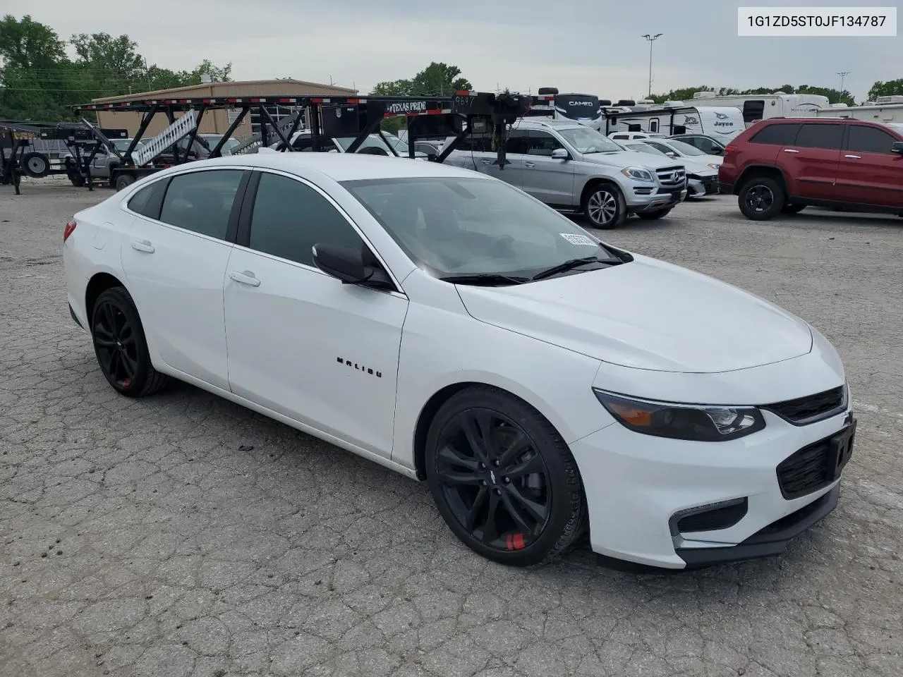 2018 Chevrolet Malibu Lt VIN: 1G1ZD5ST0JF134787 Lot: 51357374