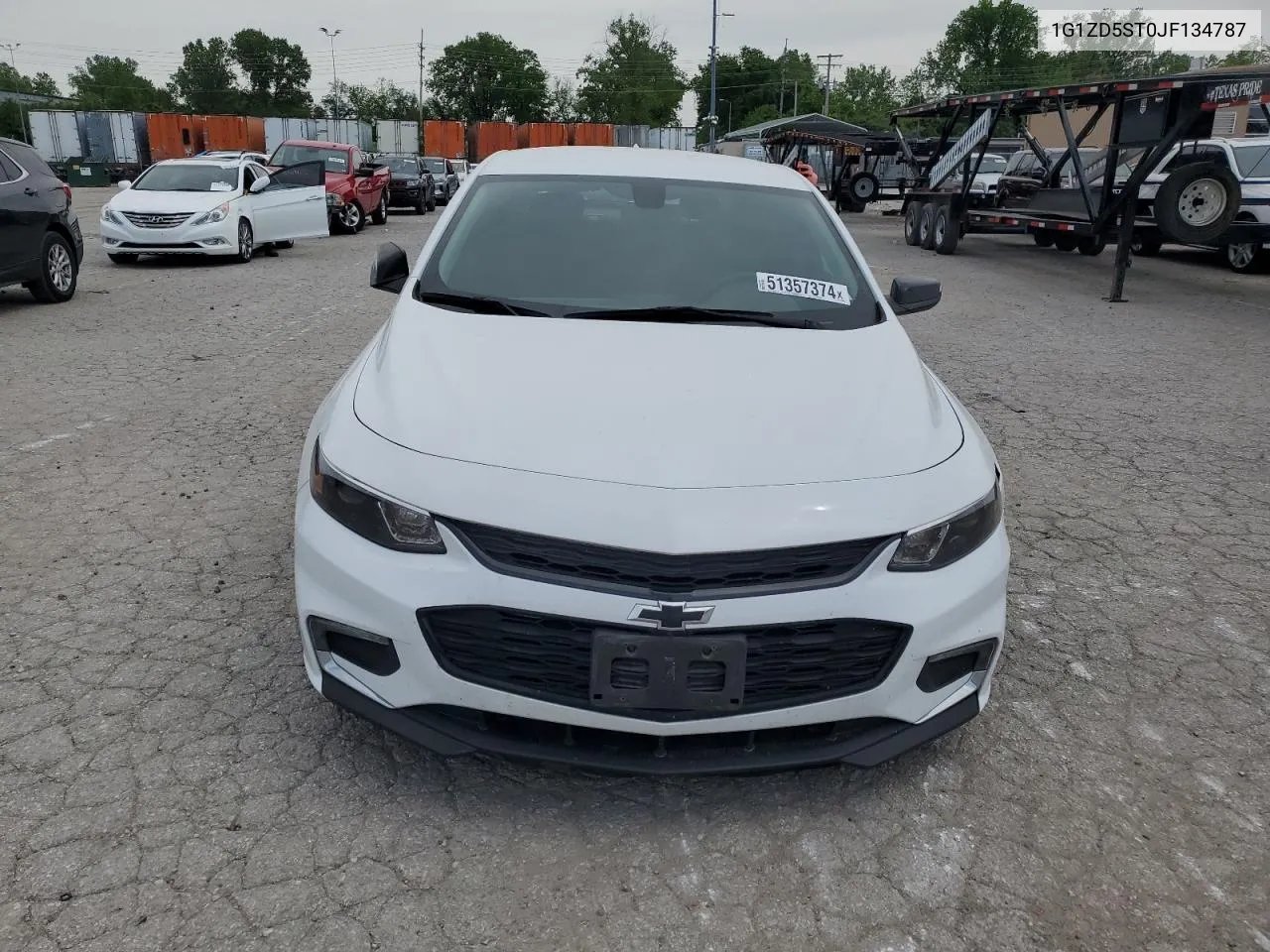 2018 Chevrolet Malibu Lt VIN: 1G1ZD5ST0JF134787 Lot: 51357374