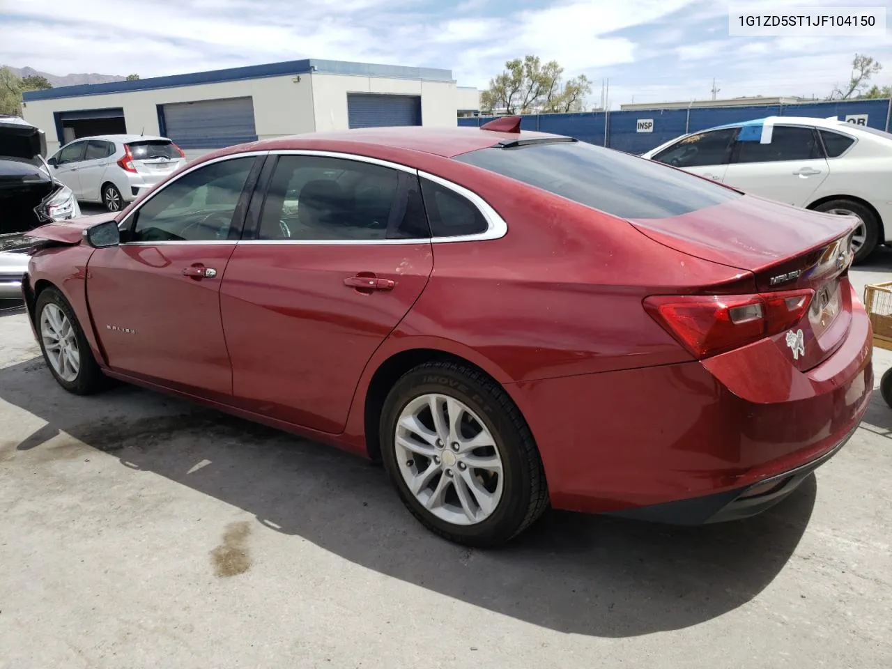 2018 Chevrolet Malibu Lt VIN: 1G1ZD5ST1JF104150 Lot: 52360284