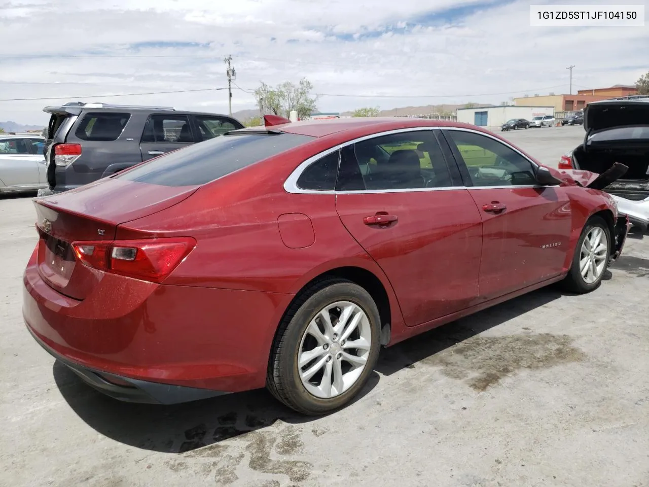 2018 Chevrolet Malibu Lt VIN: 1G1ZD5ST1JF104150 Lot: 52360284