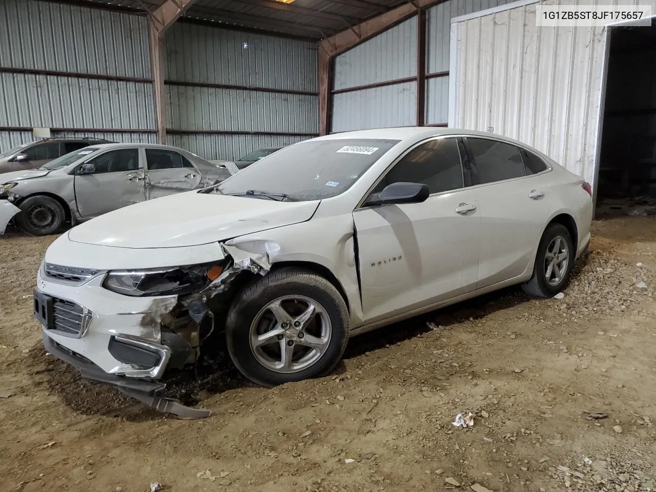 2018 Chevrolet Malibu Ls VIN: 1G1ZB5ST8JF175657 Lot: 52456094