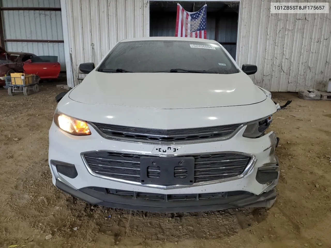 2018 Chevrolet Malibu Ls VIN: 1G1ZB5ST8JF175657 Lot: 52456094