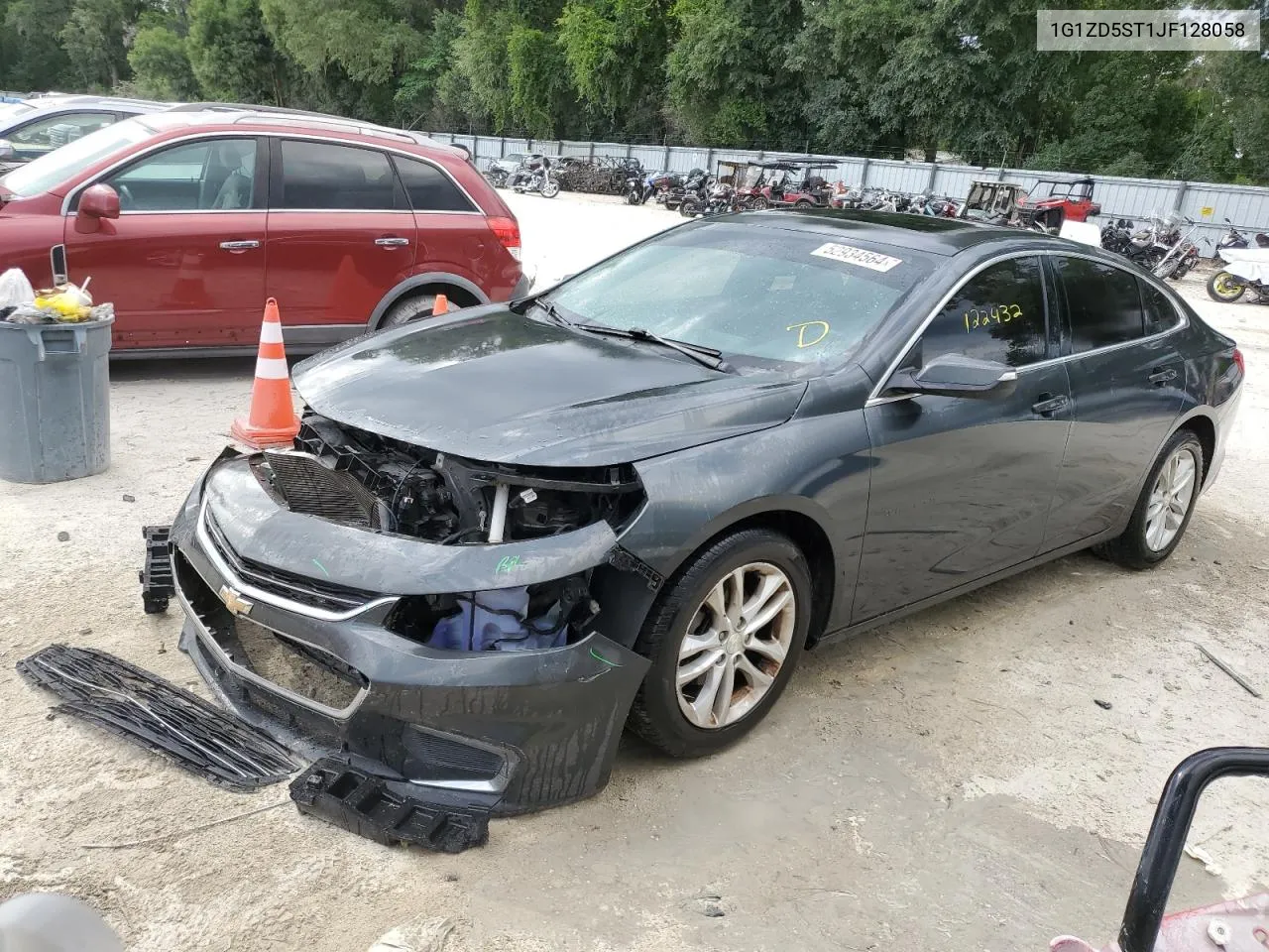 2018 Chevrolet Malibu Lt VIN: 1G1ZD5ST1JF128058 Lot: 52934564