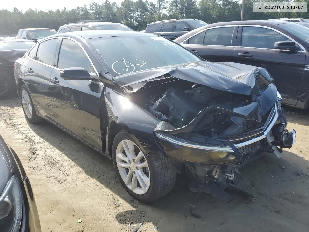 1G1ZD5ST6JF243707 2018 Chevrolet Malibu Lt