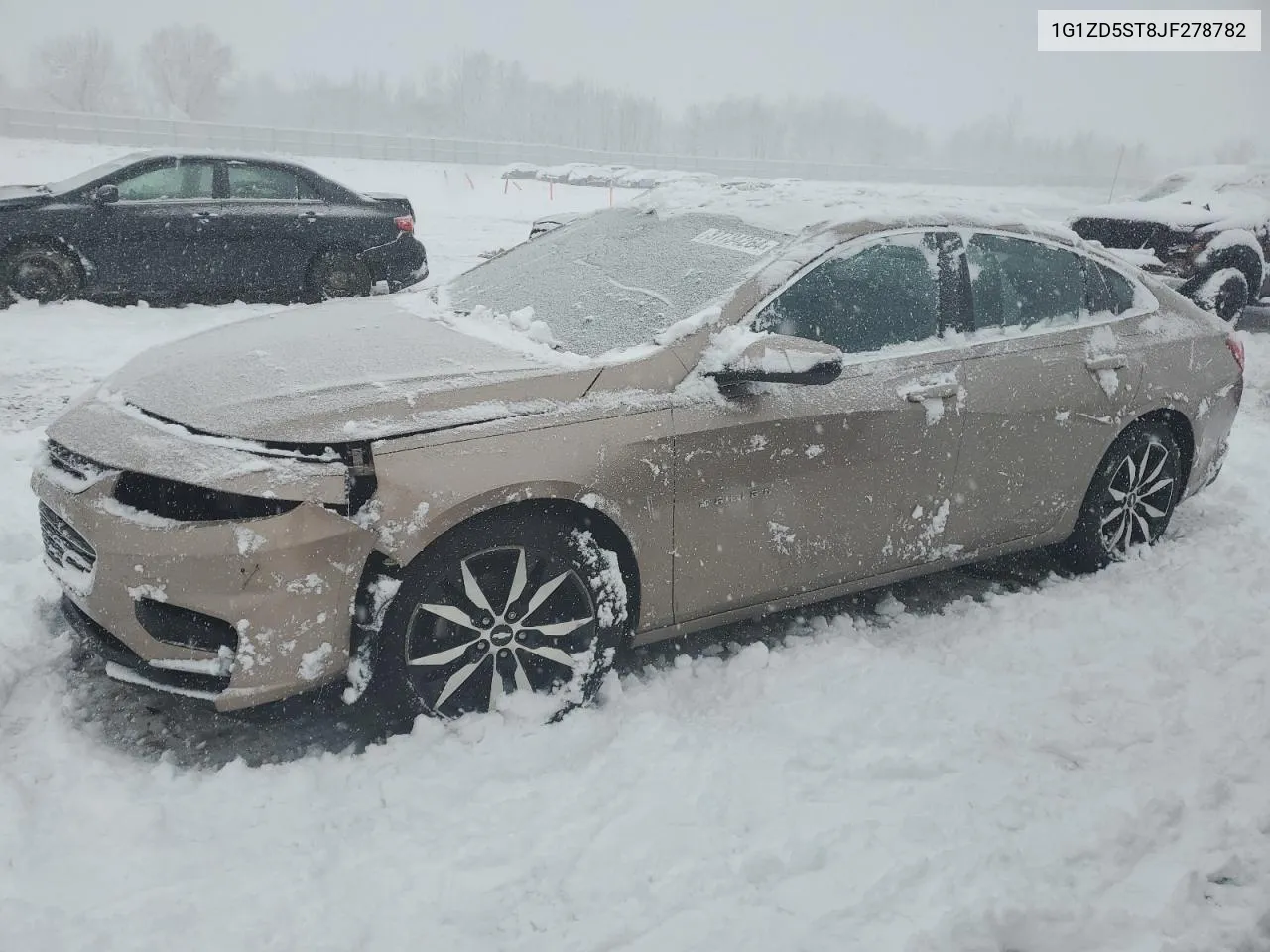 2018 Chevrolet Malibu Lt VIN: 1G1ZD5ST8JF278782 Lot: 53373144