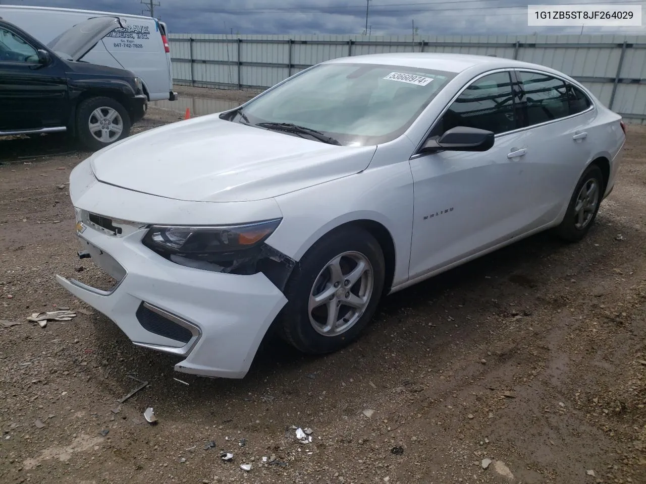 2018 Chevrolet Malibu Ls VIN: 1G1ZB5ST8JF264029 Lot: 53660974