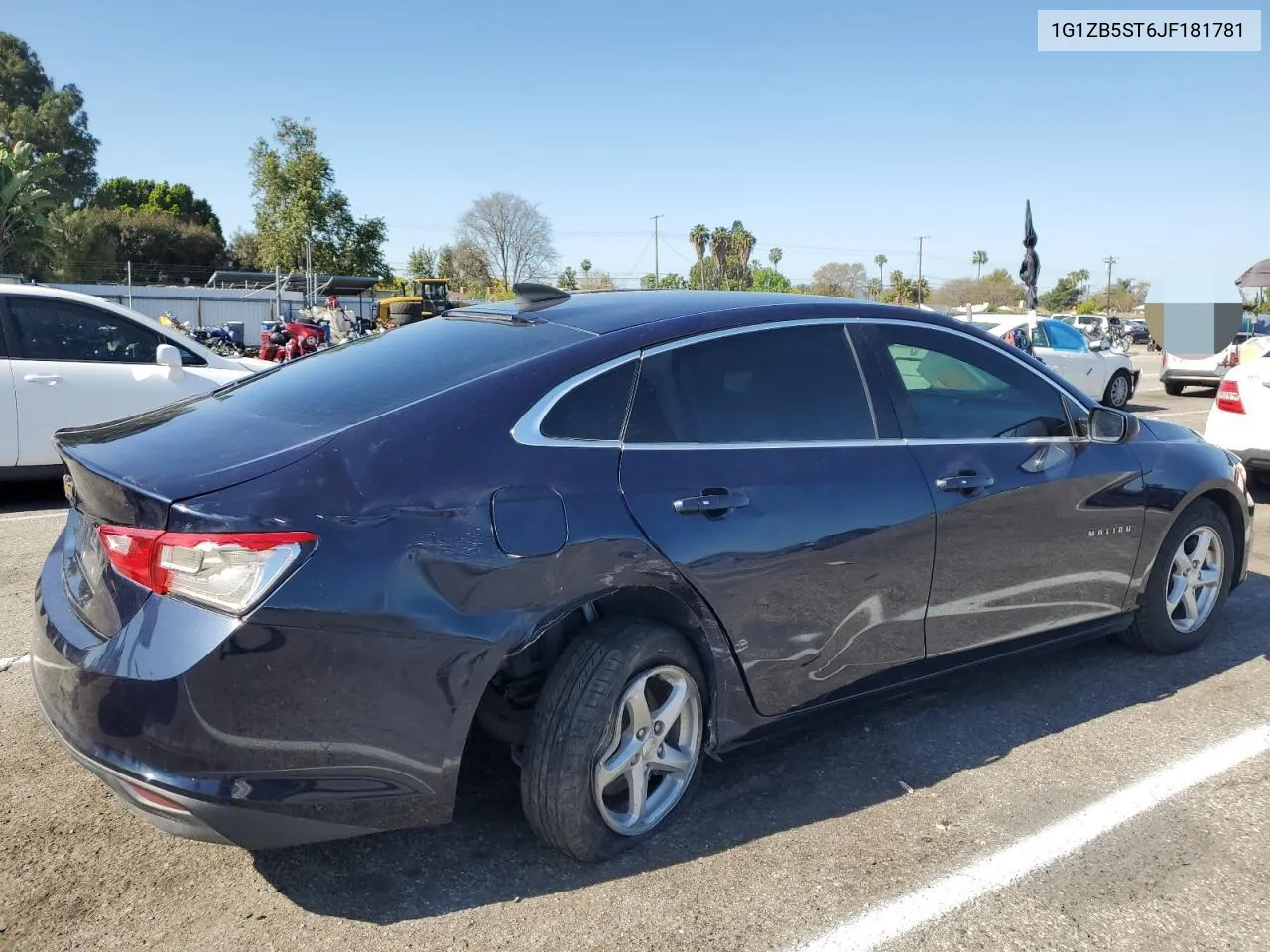 2018 Chevrolet Malibu Ls VIN: 1G1ZB5ST6JF181781 Lot: 53801904