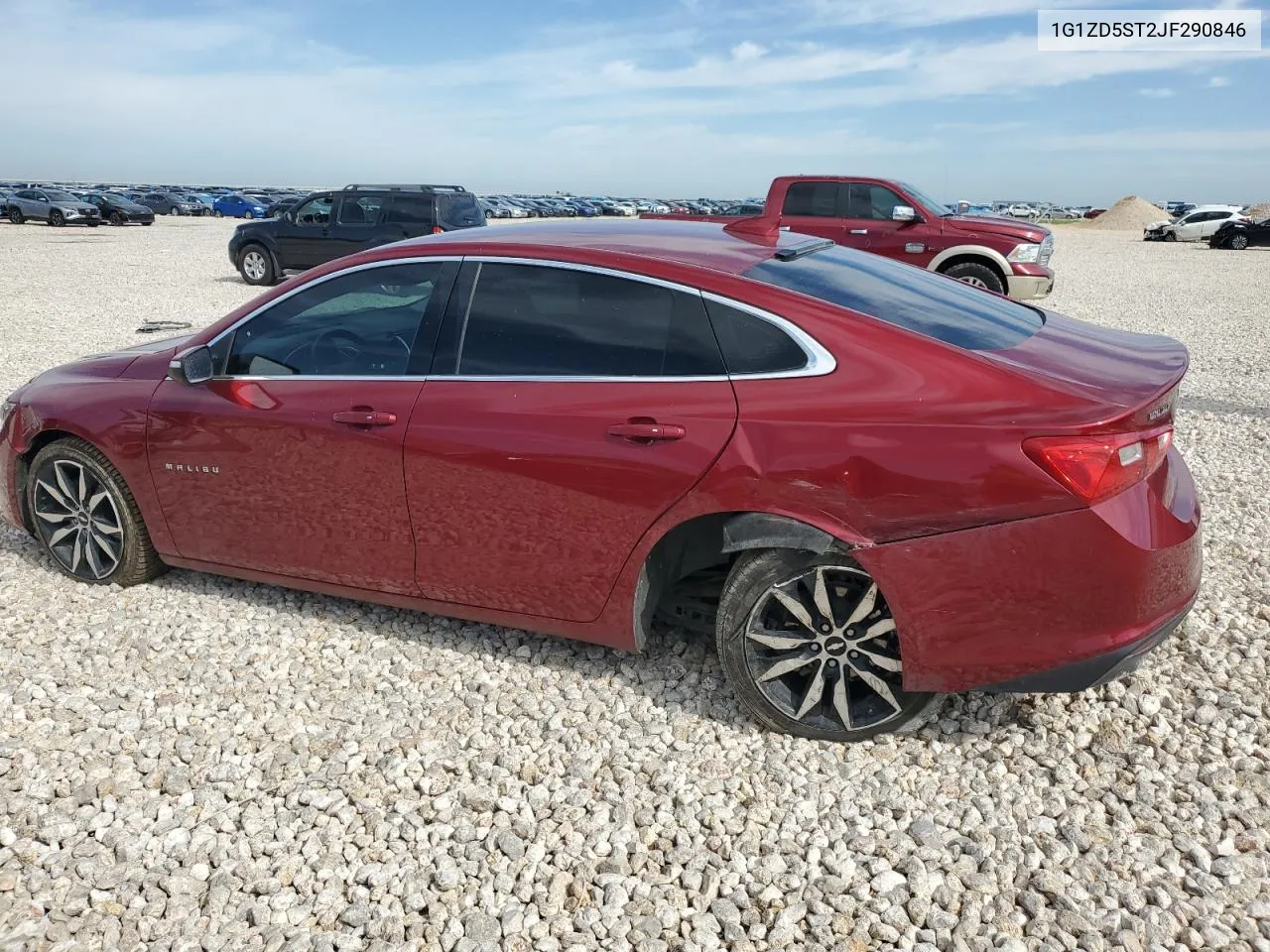 1G1ZD5ST2JF290846 2018 Chevrolet Malibu Lt