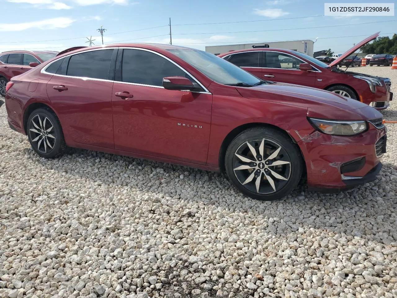 2018 Chevrolet Malibu Lt VIN: 1G1ZD5ST2JF290846 Lot: 54940554