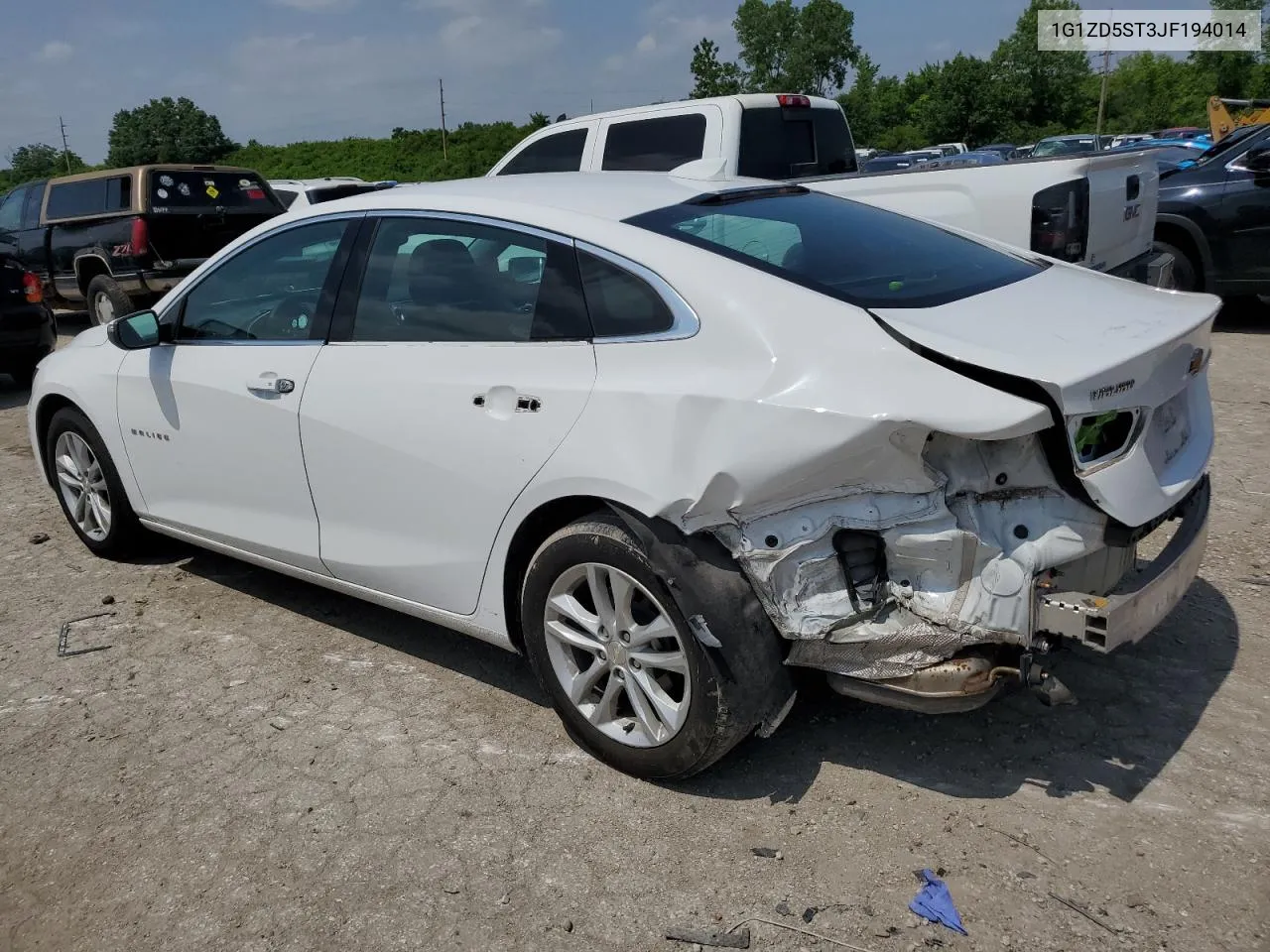 2018 Chevrolet Malibu Lt VIN: 1G1ZD5ST3JF194014 Lot: 55688564