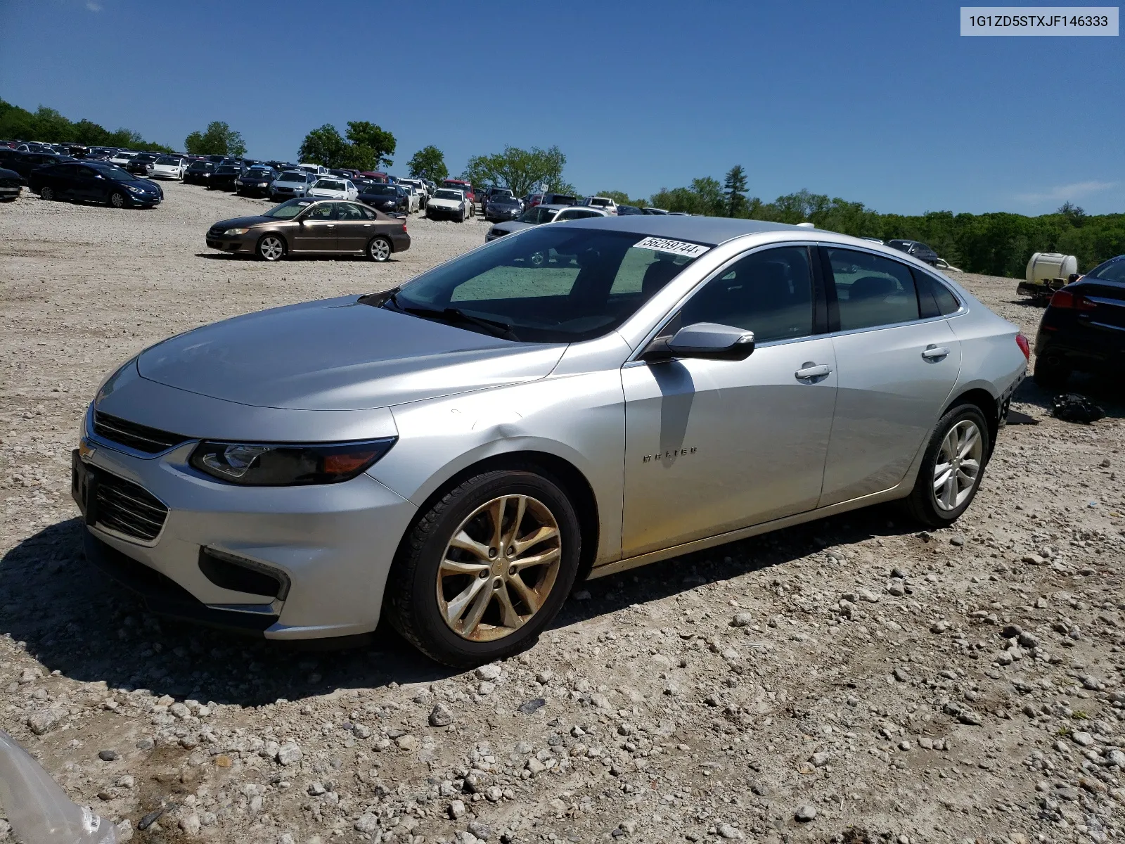 2018 Chevrolet Malibu Lt VIN: 1G1ZD5STXJF146333 Lot: 56259744