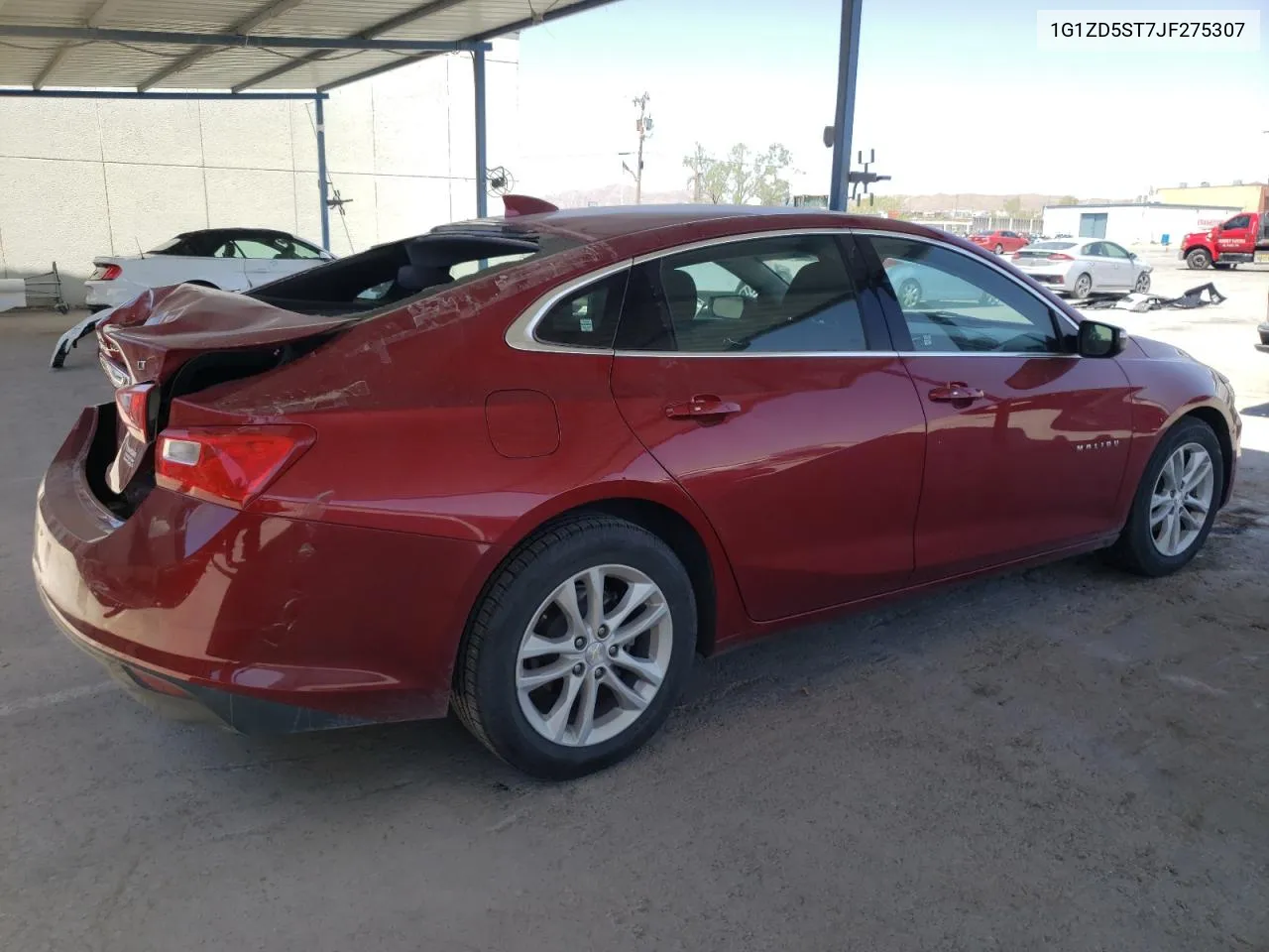 2018 Chevrolet Malibu Lt VIN: 1G1ZD5ST7JF275307 Lot: 56281094