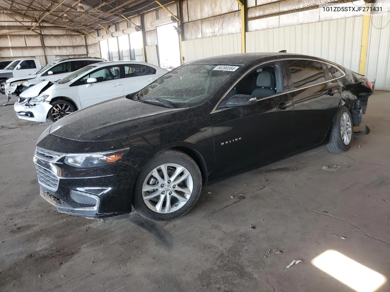 2018 Chevrolet Malibu Lt VIN: 1G1ZD5STXJF271431 Lot: 56398384