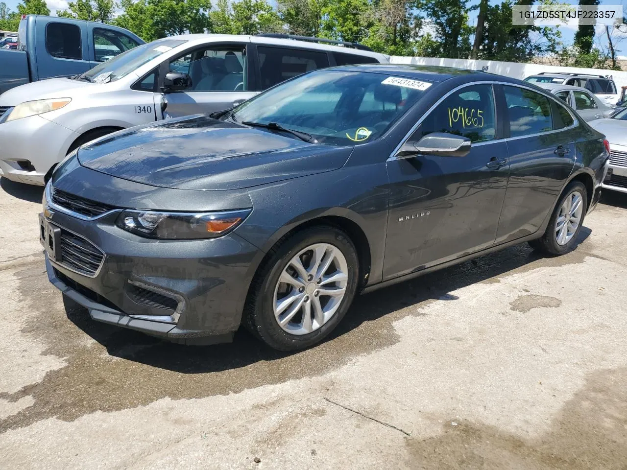 2018 Chevrolet Malibu Lt VIN: 1G1ZD5ST4JF223357 Lot: 56431324