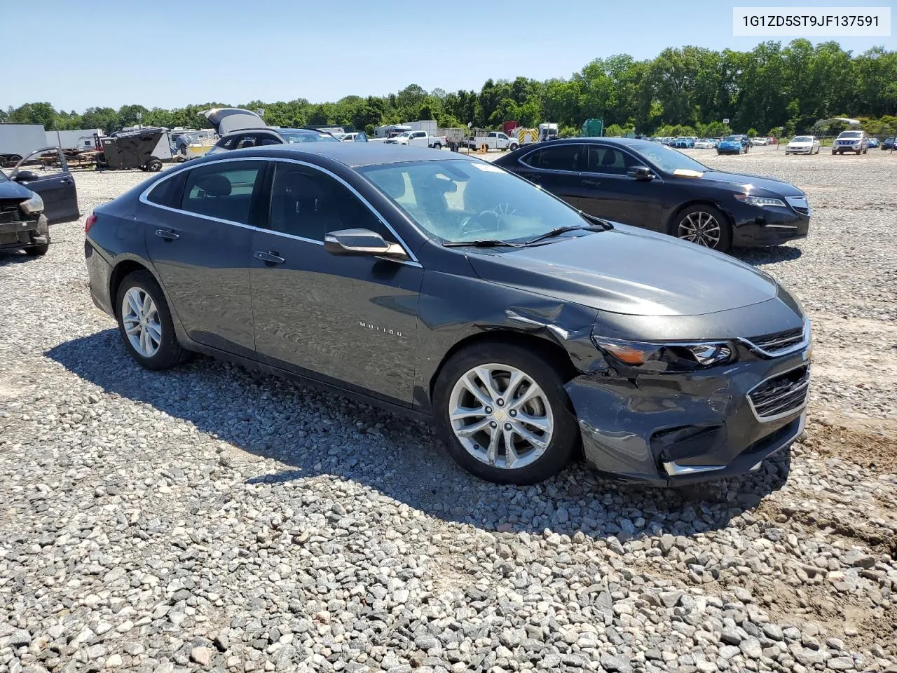 2018 Chevrolet Malibu Lt VIN: 1G1ZD5ST9JF137591 Lot: 56487714