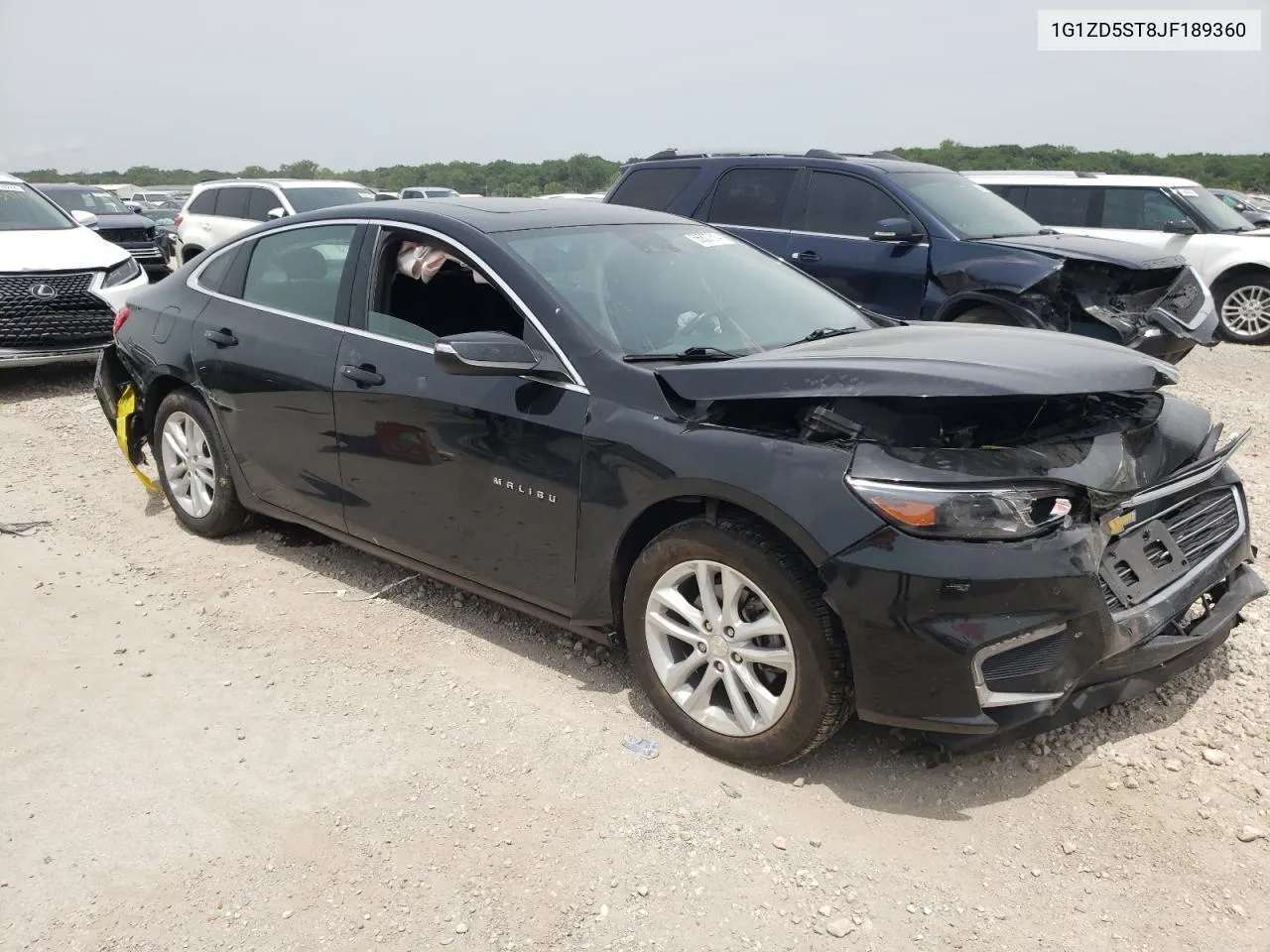 1G1ZD5ST8JF189360 2018 Chevrolet Malibu Lt