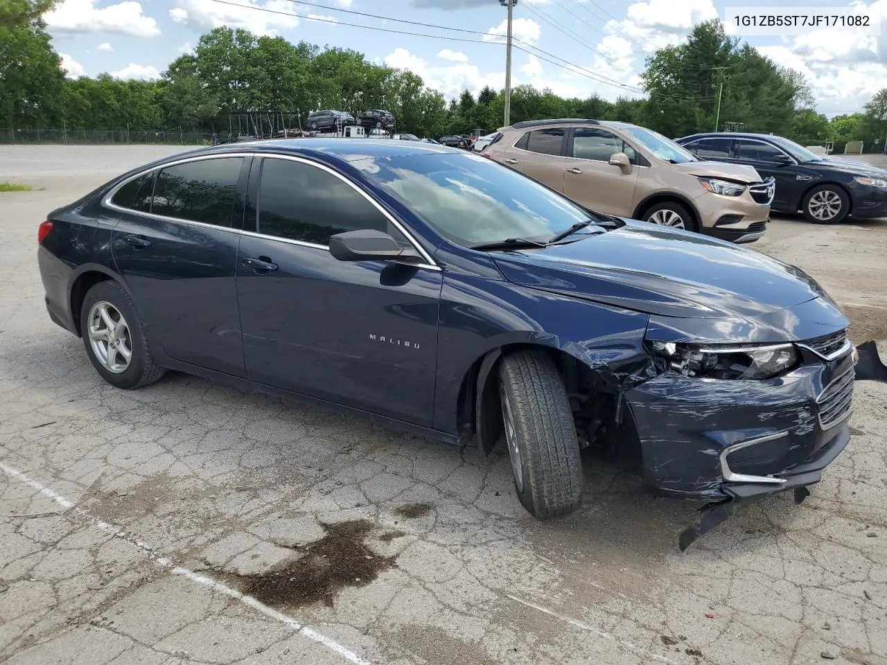 2018 Chevrolet Malibu Ls VIN: 1G1ZB5ST7JF171082 Lot: 56878334