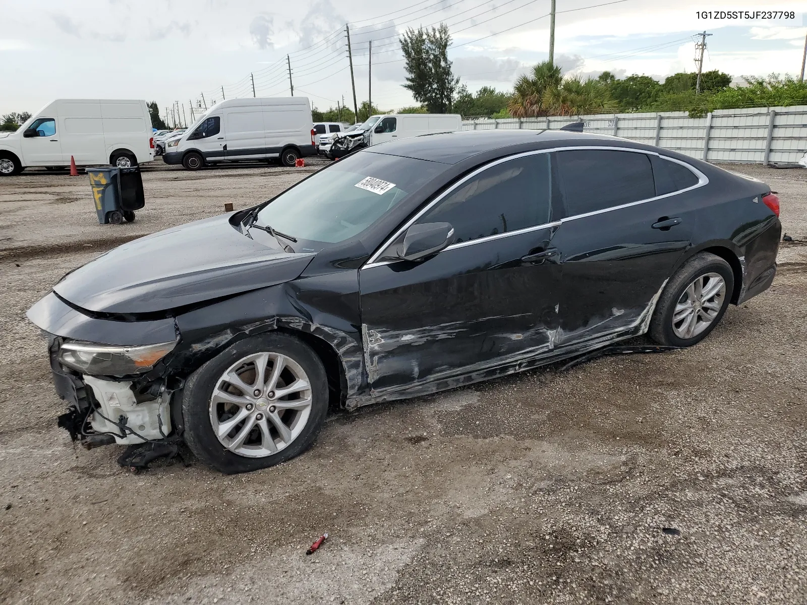 2018 Chevrolet Malibu Lt VIN: 1G1ZD5ST5JF237798 Lot: 58040974