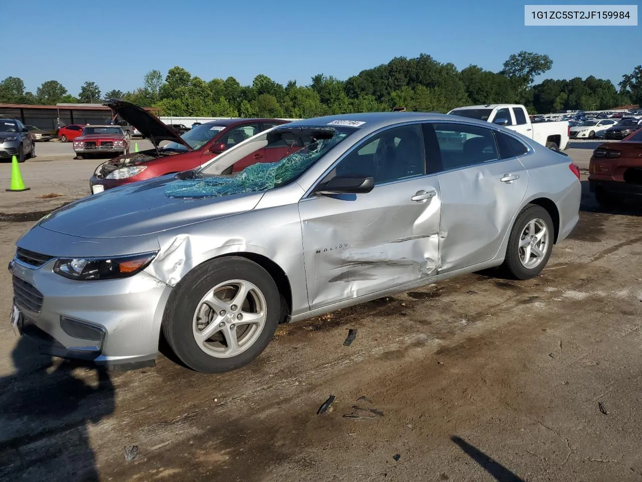 1G1ZC5ST2JF159984 2018 Chevrolet Malibu Ls