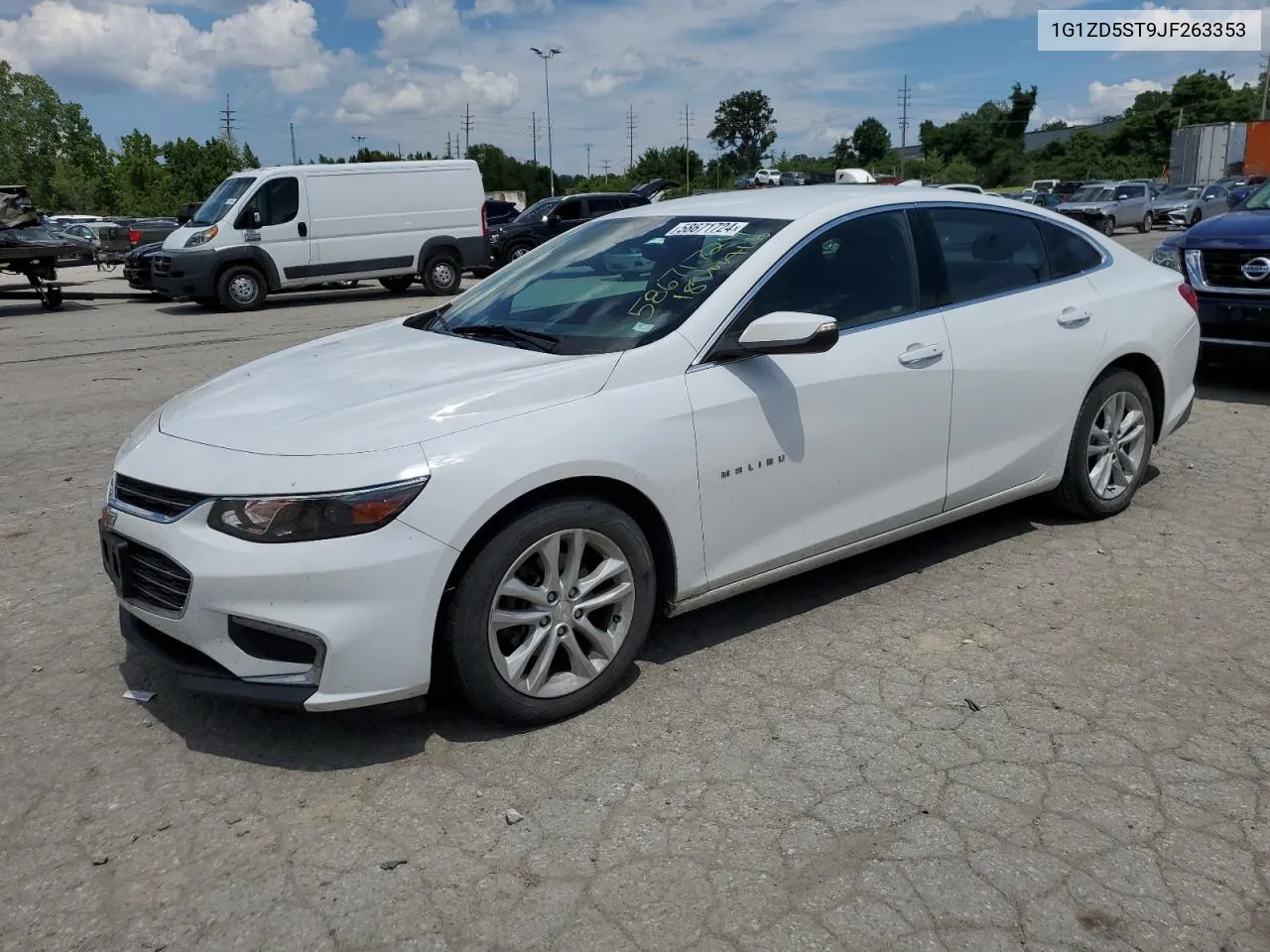 1G1ZD5ST9JF263353 2018 Chevrolet Malibu Lt