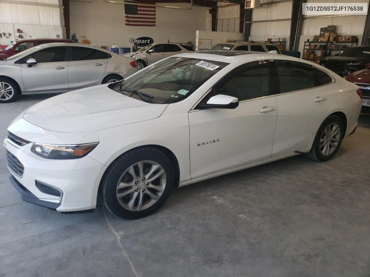 2018 Chevrolet Malibu Lt VIN: 1G1ZD5ST2JF176538 Lot: 58976074