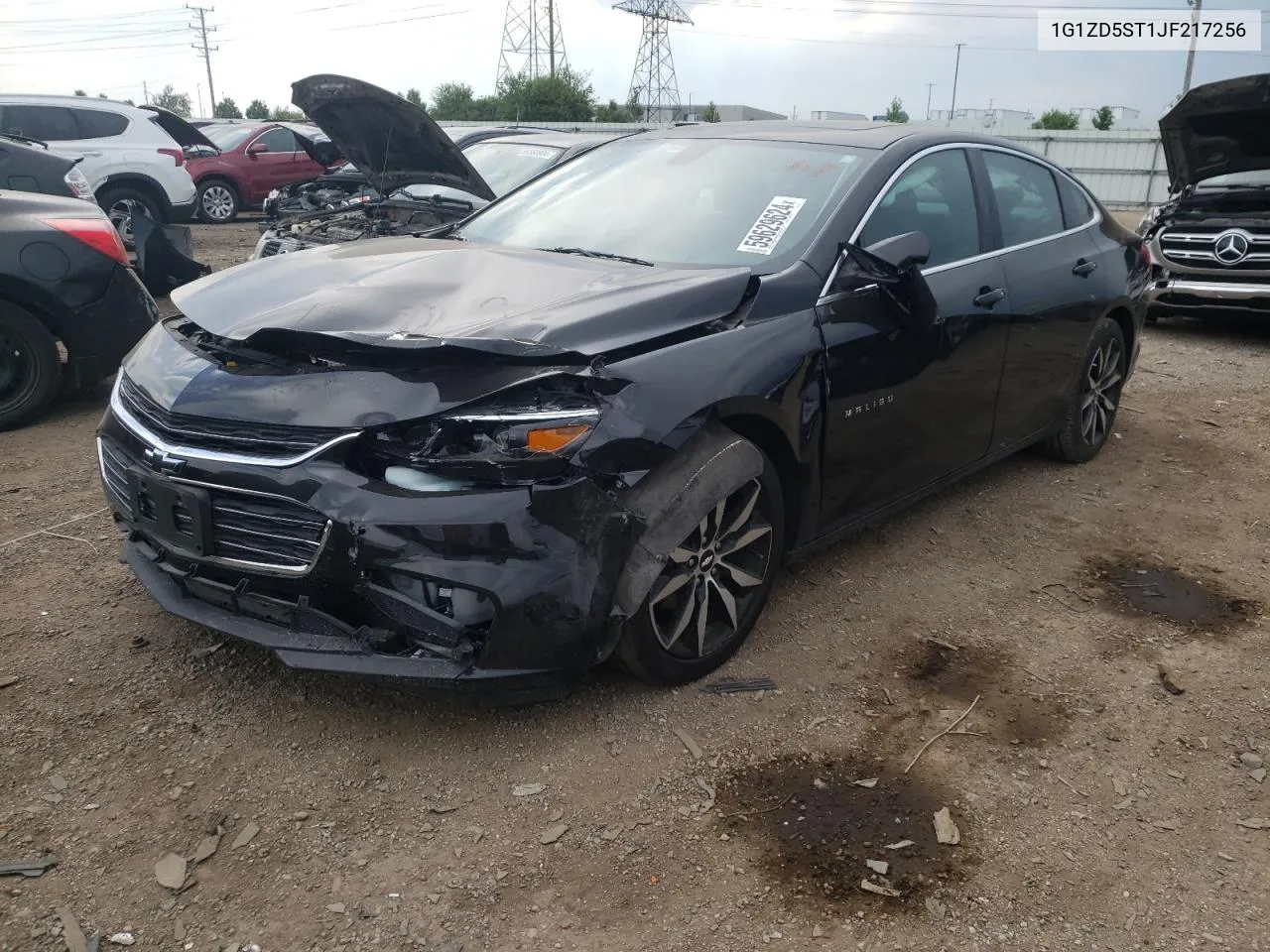 1G1ZD5ST1JF217256 2018 Chevrolet Malibu Lt