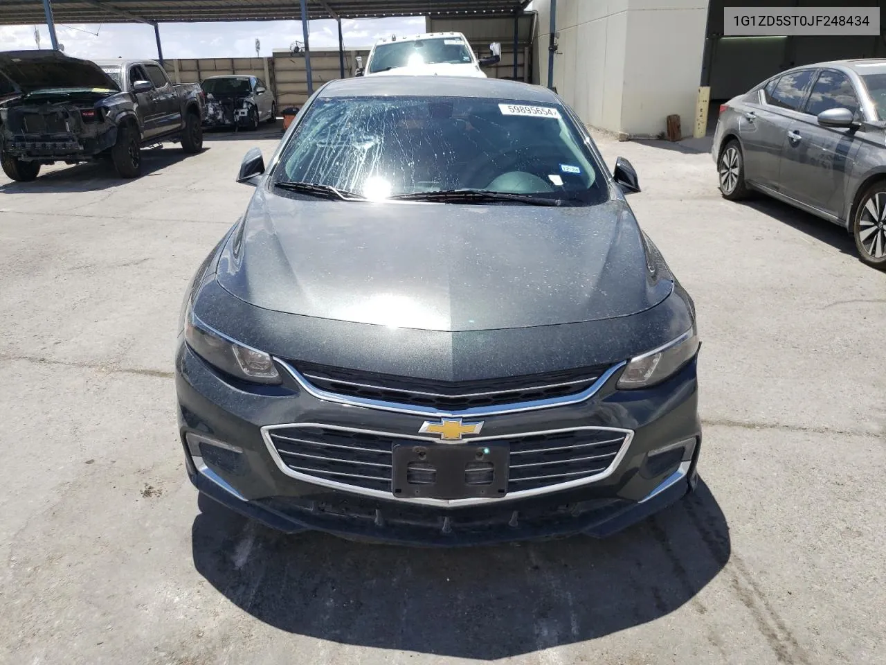 2018 Chevrolet Malibu Lt VIN: 1G1ZD5ST0JF248434 Lot: 59895654