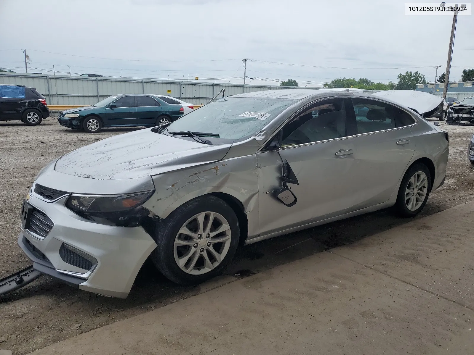 2018 Chevrolet Malibu Lt VIN: 1G1ZD5ST9JF150924 Lot: 60805464