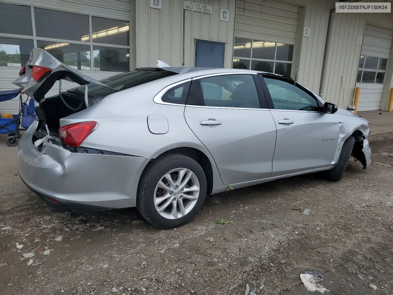 2018 Chevrolet Malibu Lt VIN: 1G1ZD5ST9JF150924 Lot: 60805464