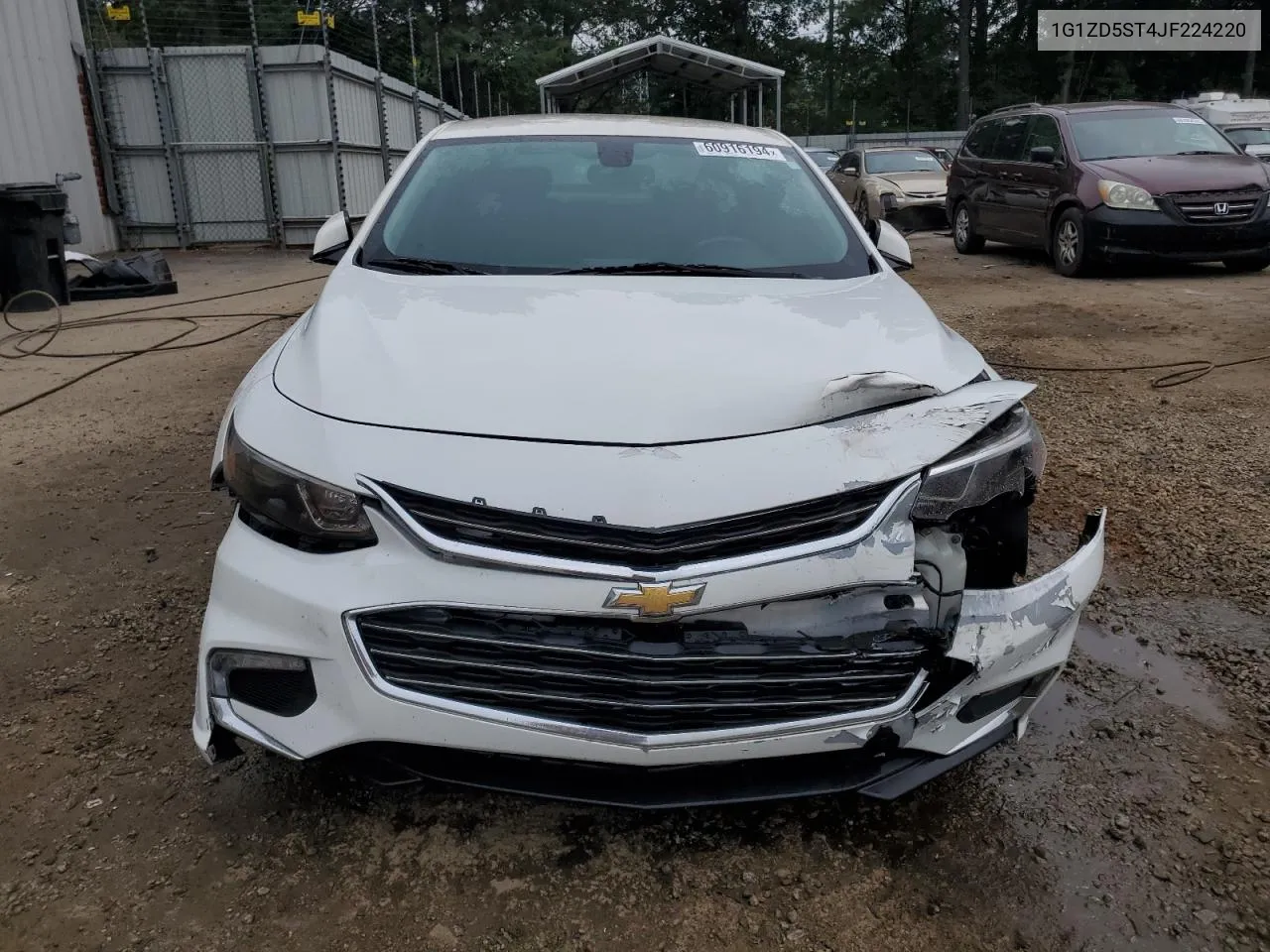 2018 Chevrolet Malibu Lt VIN: 1G1ZD5ST4JF224220 Lot: 60916194