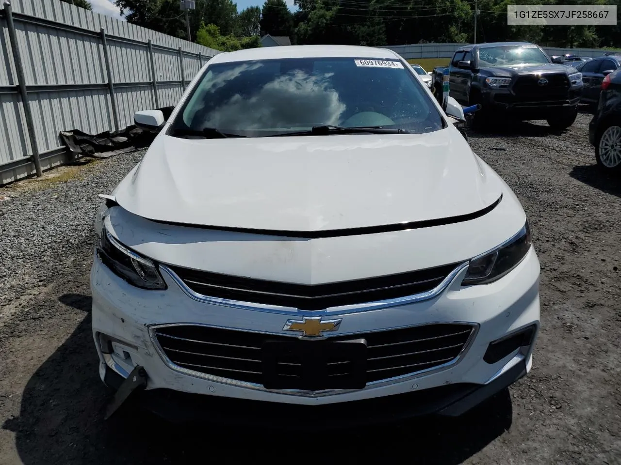 2018 Chevrolet Malibu Premier VIN: 1G1ZE5SX7JF258667 Lot: 60976934