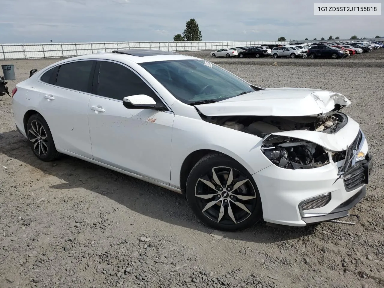 2018 Chevrolet Malibu Lt VIN: 1G1ZD5ST2JF155818 Lot: 61098644