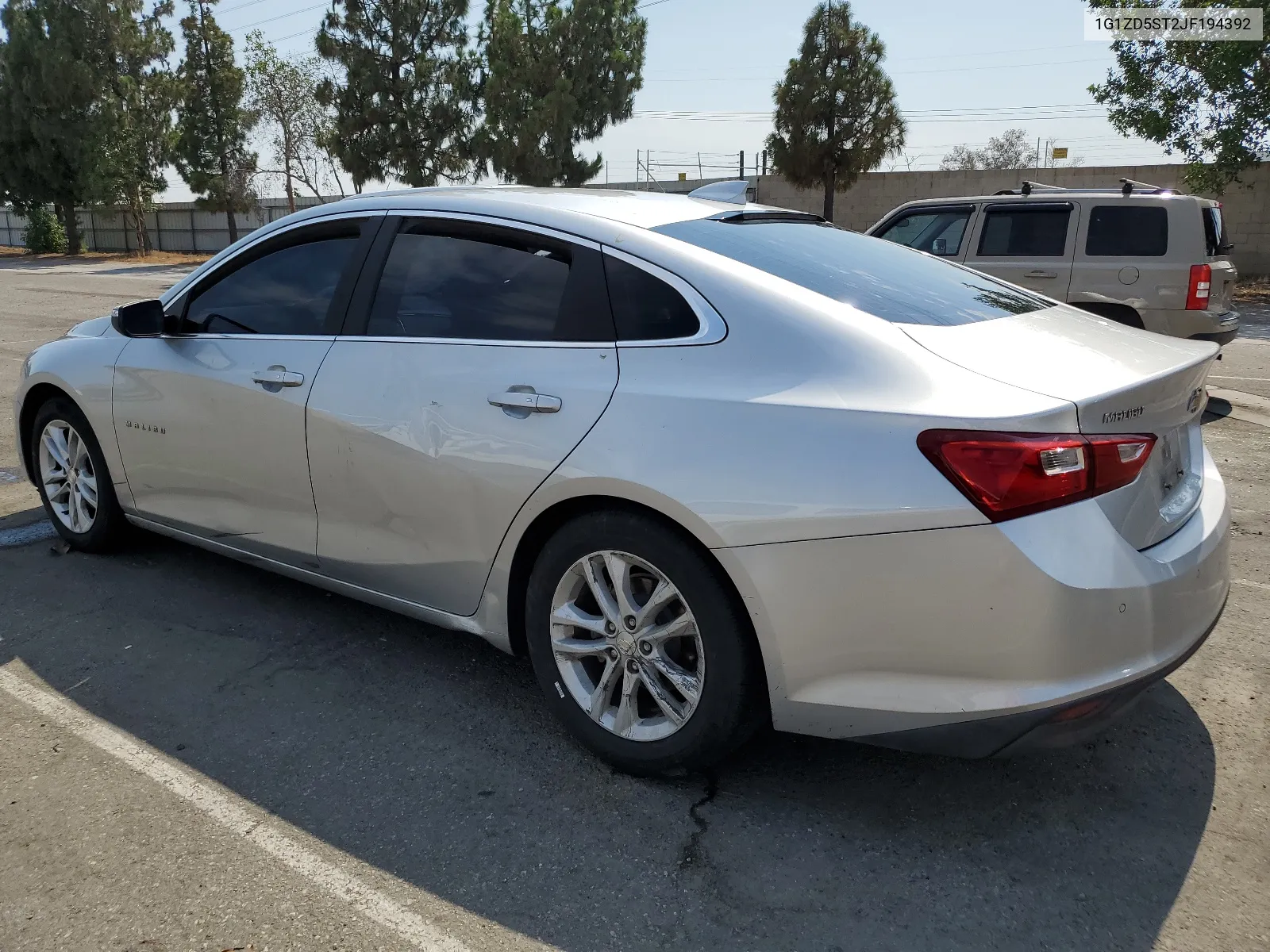 2018 Chevrolet Malibu Lt VIN: 1G1ZD5ST2JF194392 Lot: 61250304