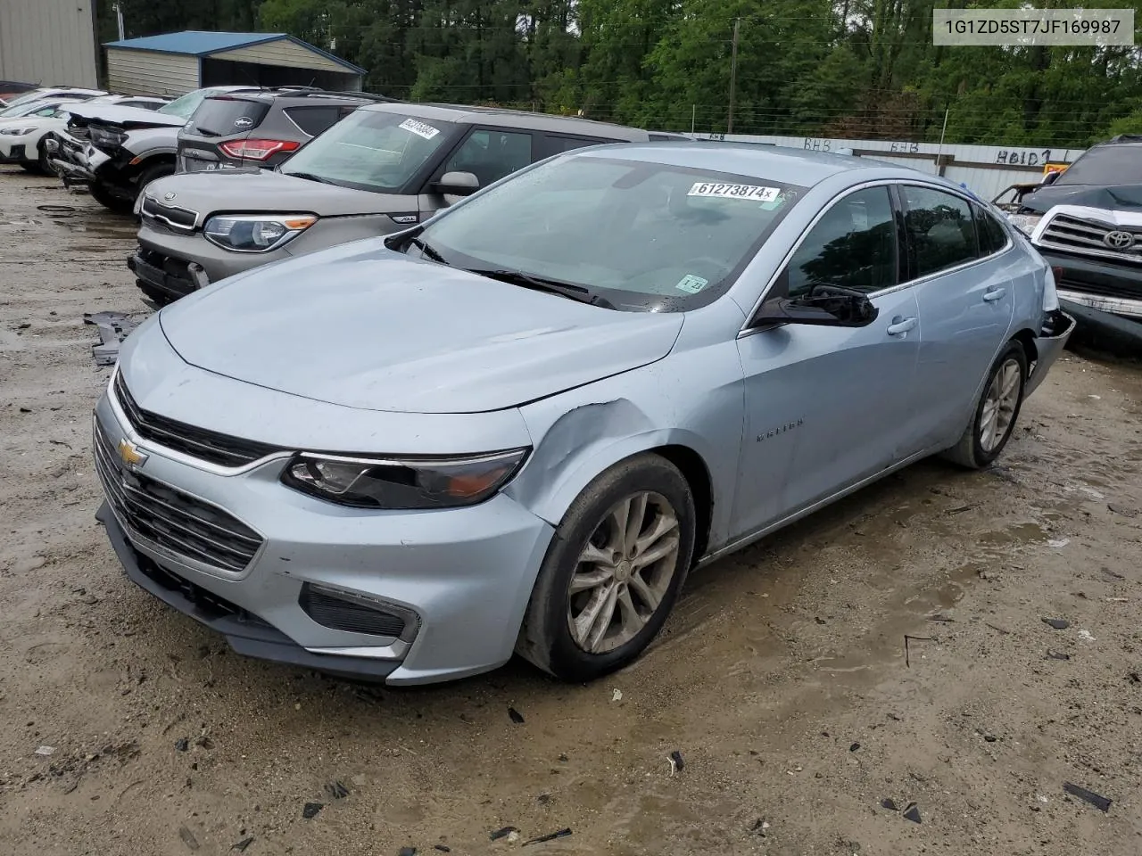 2018 Chevrolet Malibu Lt VIN: 1G1ZD5ST7JF169987 Lot: 61273874