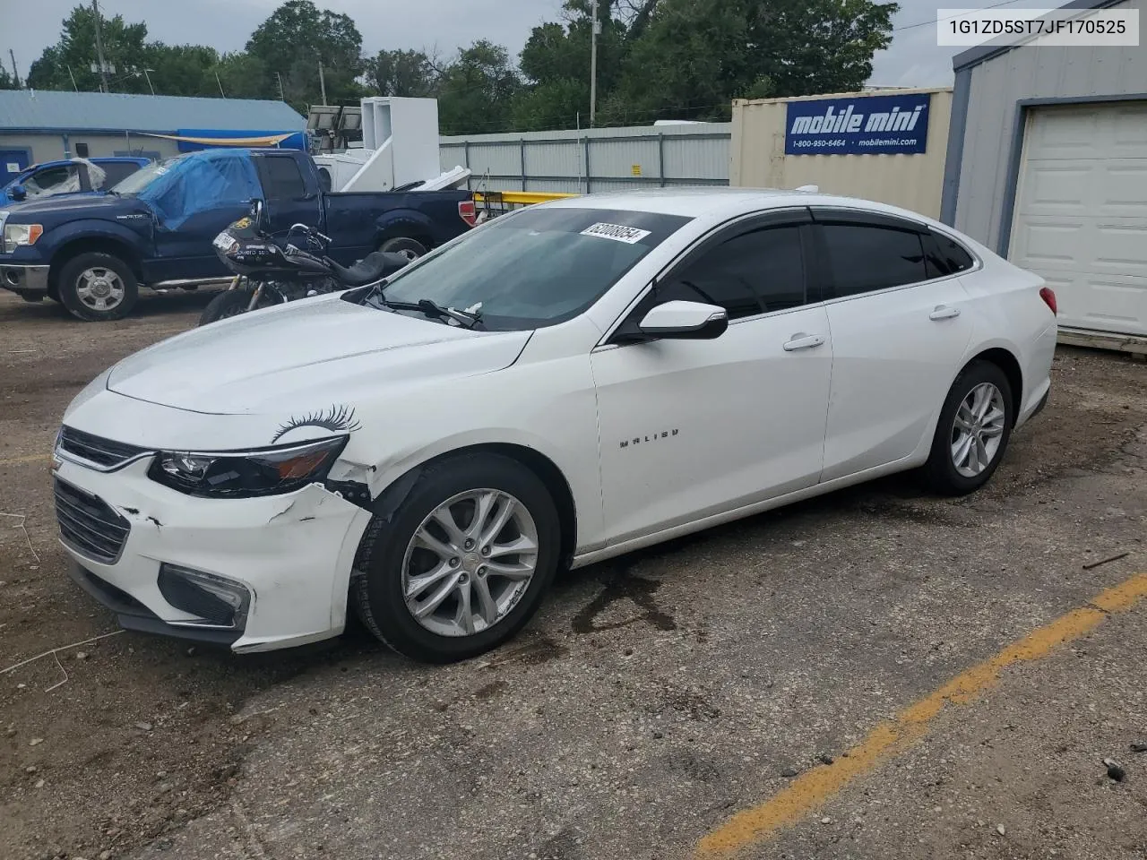 1G1ZD5ST7JF170525 2018 Chevrolet Malibu Lt