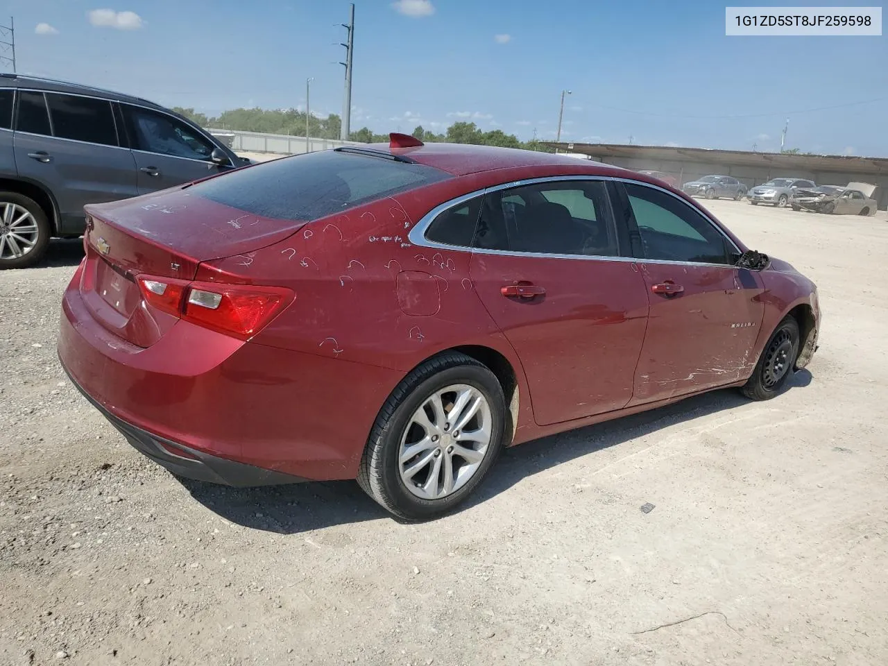 1G1ZD5ST8JF259598 2018 Chevrolet Malibu Lt