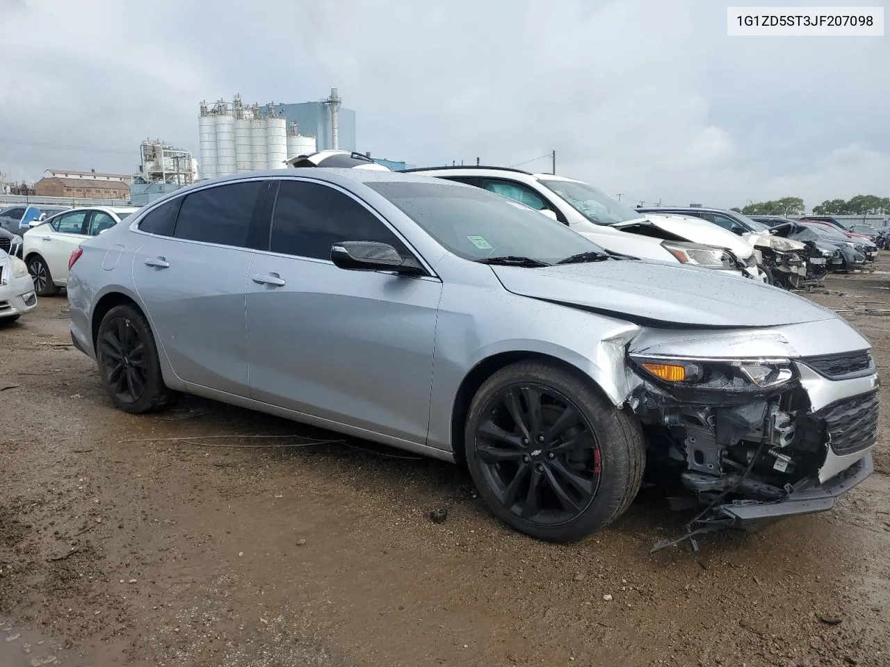 2018 Chevrolet Malibu Lt VIN: 1G1ZD5ST3JF207098 Lot: 62229104