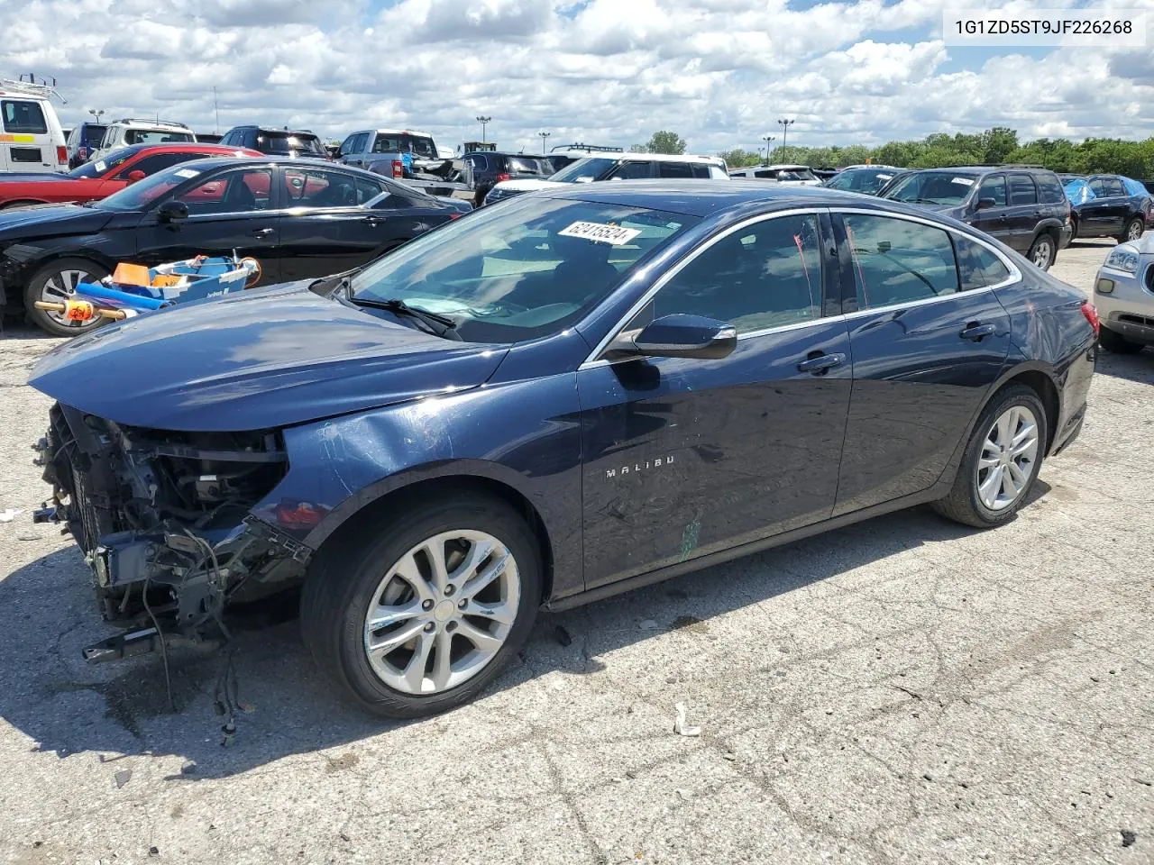 1G1ZD5ST9JF226268 2018 Chevrolet Malibu Lt