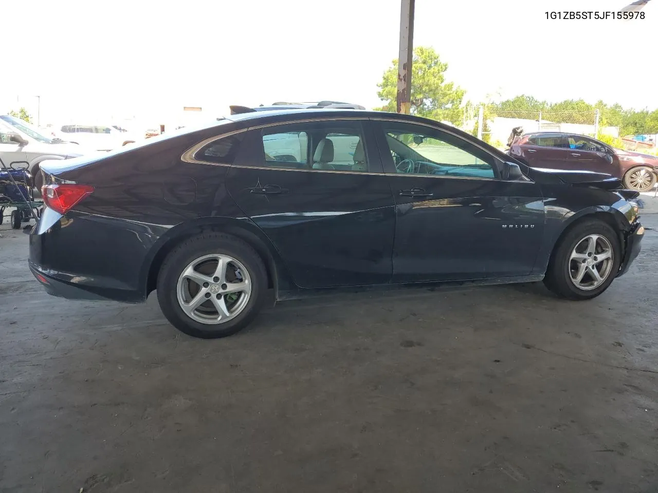 2018 Chevrolet Malibu Ls VIN: 1G1ZB5ST5JF155978 Lot: 62548554