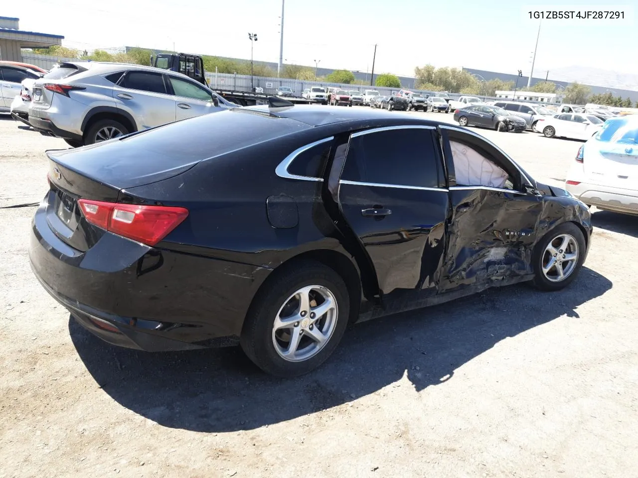 2018 Chevrolet Malibu Ls VIN: 1G1ZB5ST4JF287291 Lot: 62884343