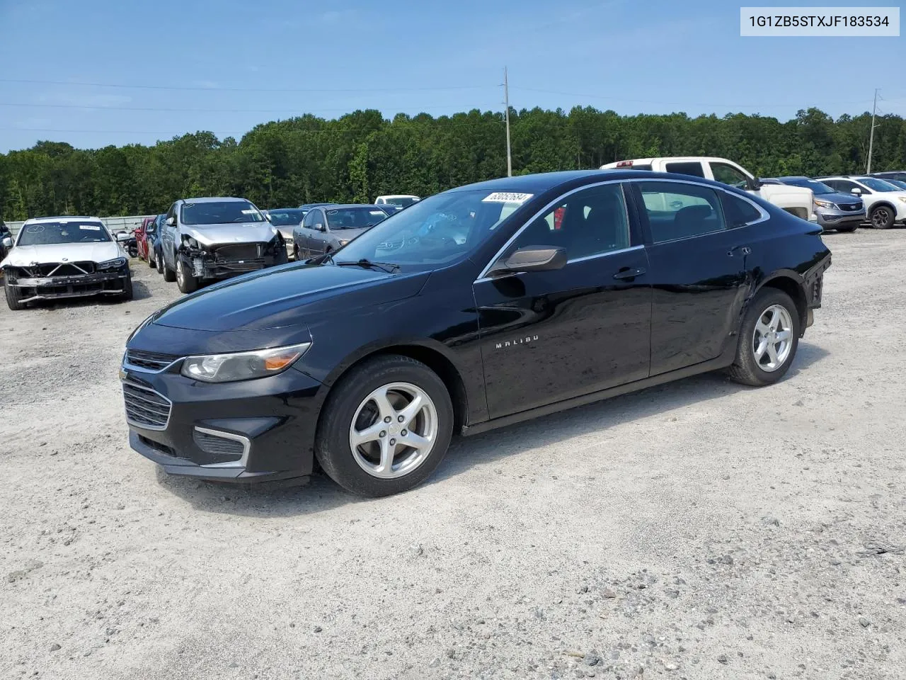 2018 Chevrolet Malibu Ls VIN: 1G1ZB5STXJF183534 Lot: 63052684