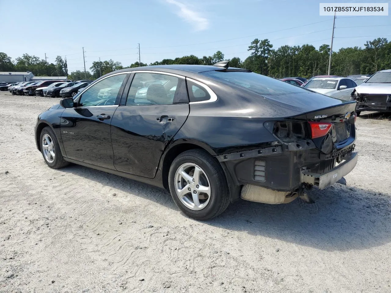 2018 Chevrolet Malibu Ls VIN: 1G1ZB5STXJF183534 Lot: 63052684