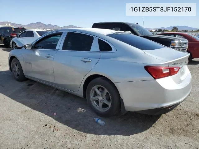 1G1ZB5ST8JF152170 2018 Chevrolet Malibu Ls