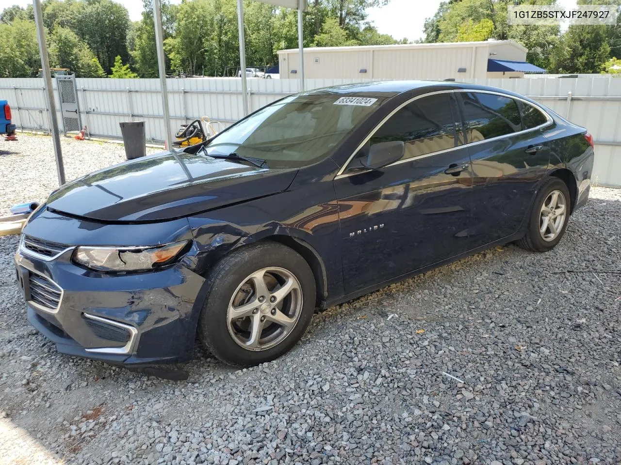 2018 Chevrolet Malibu Ls VIN: 1G1ZB5STXJF247927 Lot: 63341024