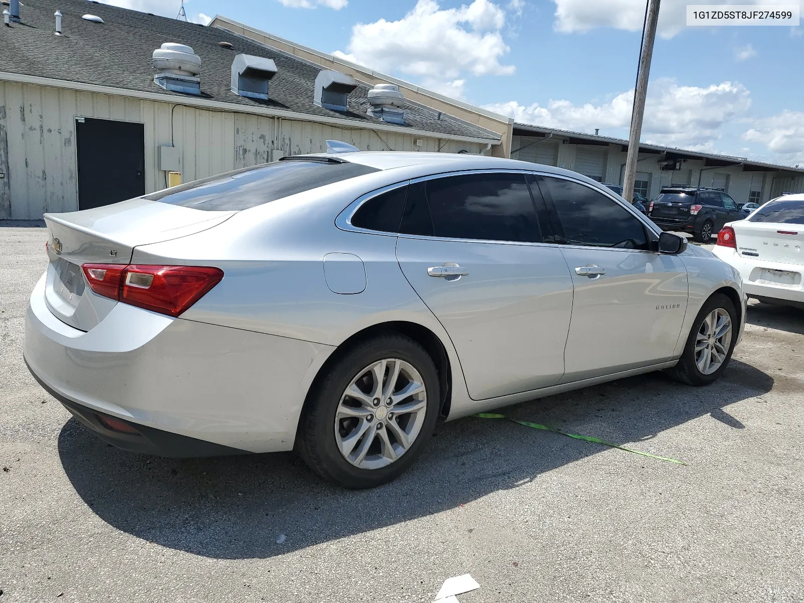 2018 Chevrolet Malibu Lt VIN: 1G1ZD5ST8JF274599 Lot: 63567464