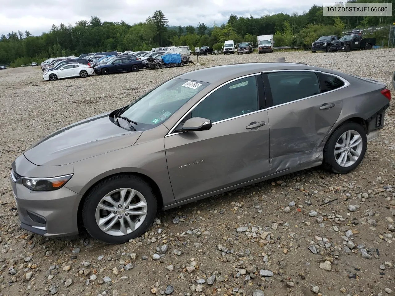 2018 Chevrolet Malibu Lt VIN: 1G1ZD5STXJF166680 Lot: 64147584