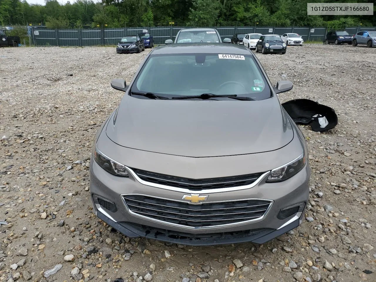 2018 Chevrolet Malibu Lt VIN: 1G1ZD5STXJF166680 Lot: 64147584